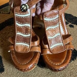 Frye leather heels 8.5